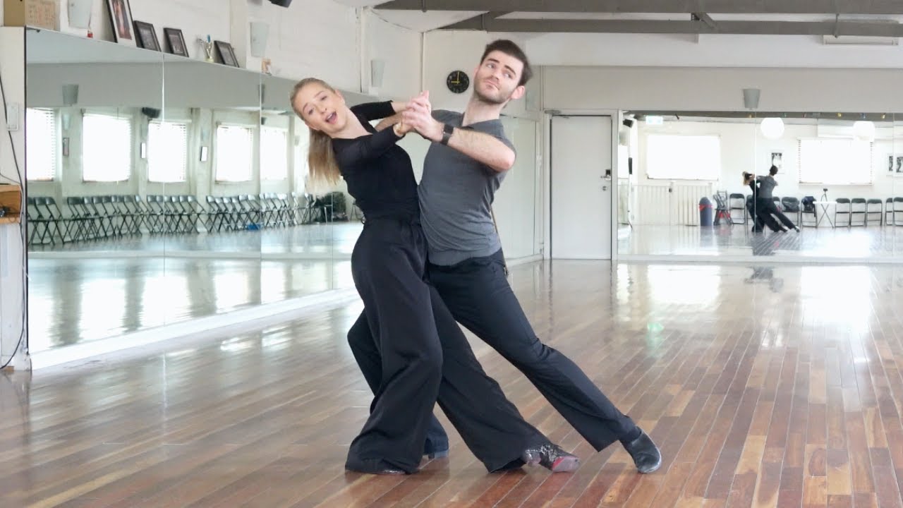 Same Foot Lunge, Reverse Pivots & Progressive Chasse | Slow Foxtrot