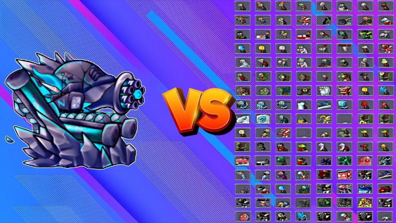 Ultimate Obsidian Turret vs All Zombies | PvZ Fusion 3.2.1