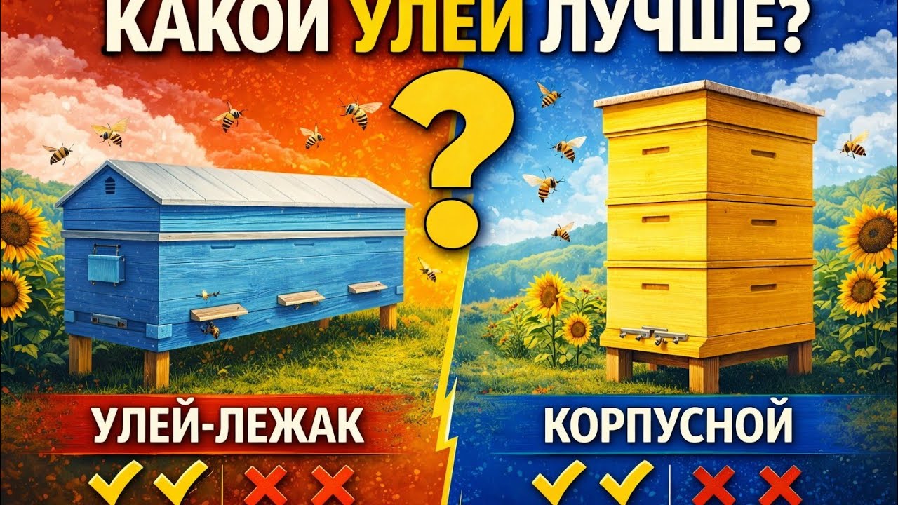 Какой вид улья выбрать?#ульяпасека