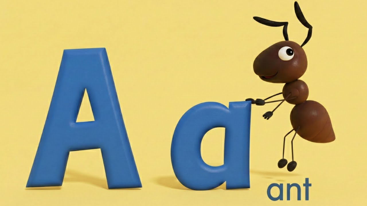 Engleski za Decu: Nauči Alfabet i Prve Reči (A-Z) 🍎 | JIM English