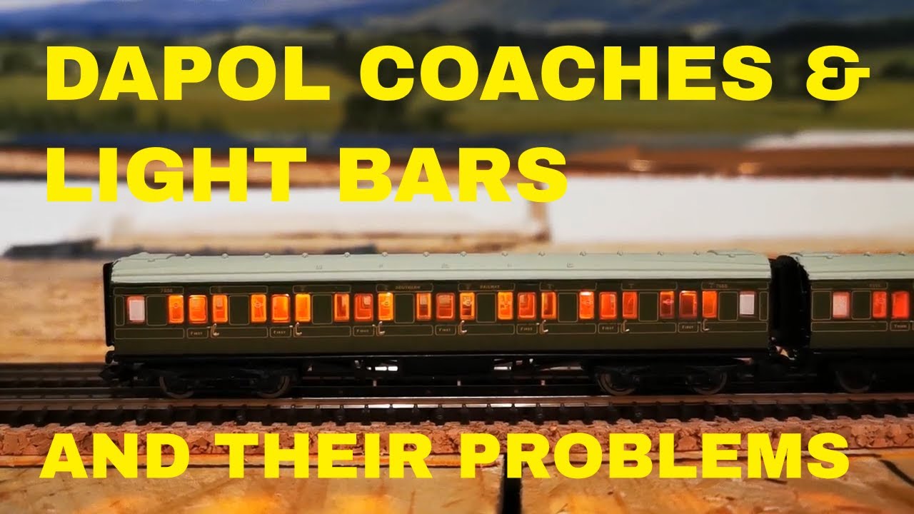 Dapol Coaches and light bars. (and their problems)