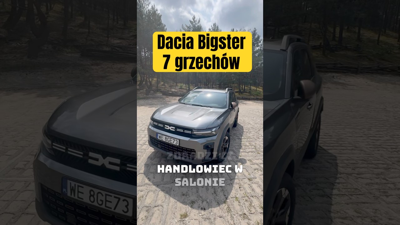 Dacia Bigster - 7 deadly sins #bigster #dacia #curiosities #automobile #cartest