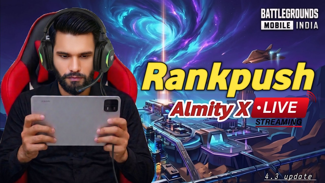 BGMI LIVE 🔴 Rankpush Survival + High Kill 😤 | Almity X Live