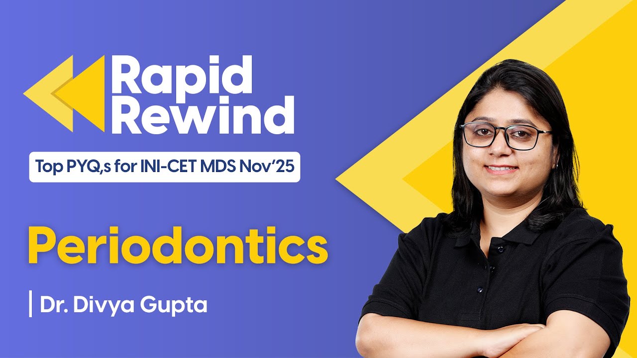 Top Periodontics PYQs INICET MDS Nov 2025 | Most Important Questions | Dr. Divya Gupta