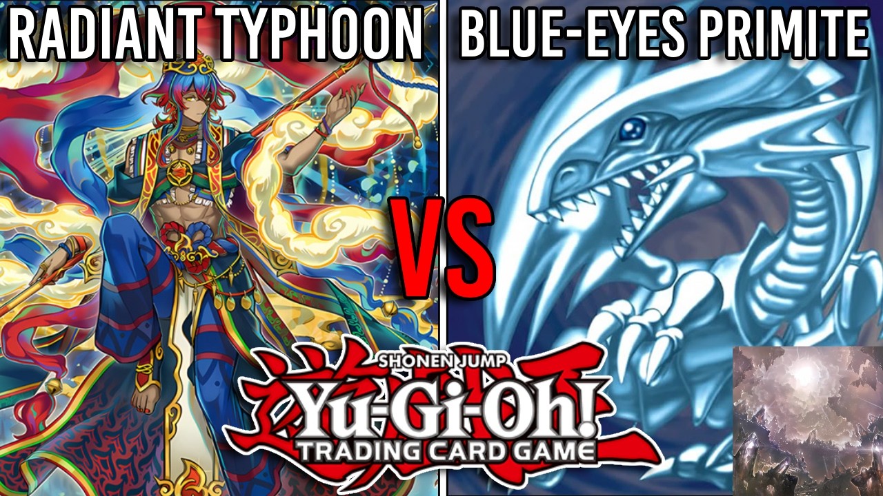 Live Yu-Gi-Oh! Locals || Radiant Typhoon VS Primite Blue-Eyes
