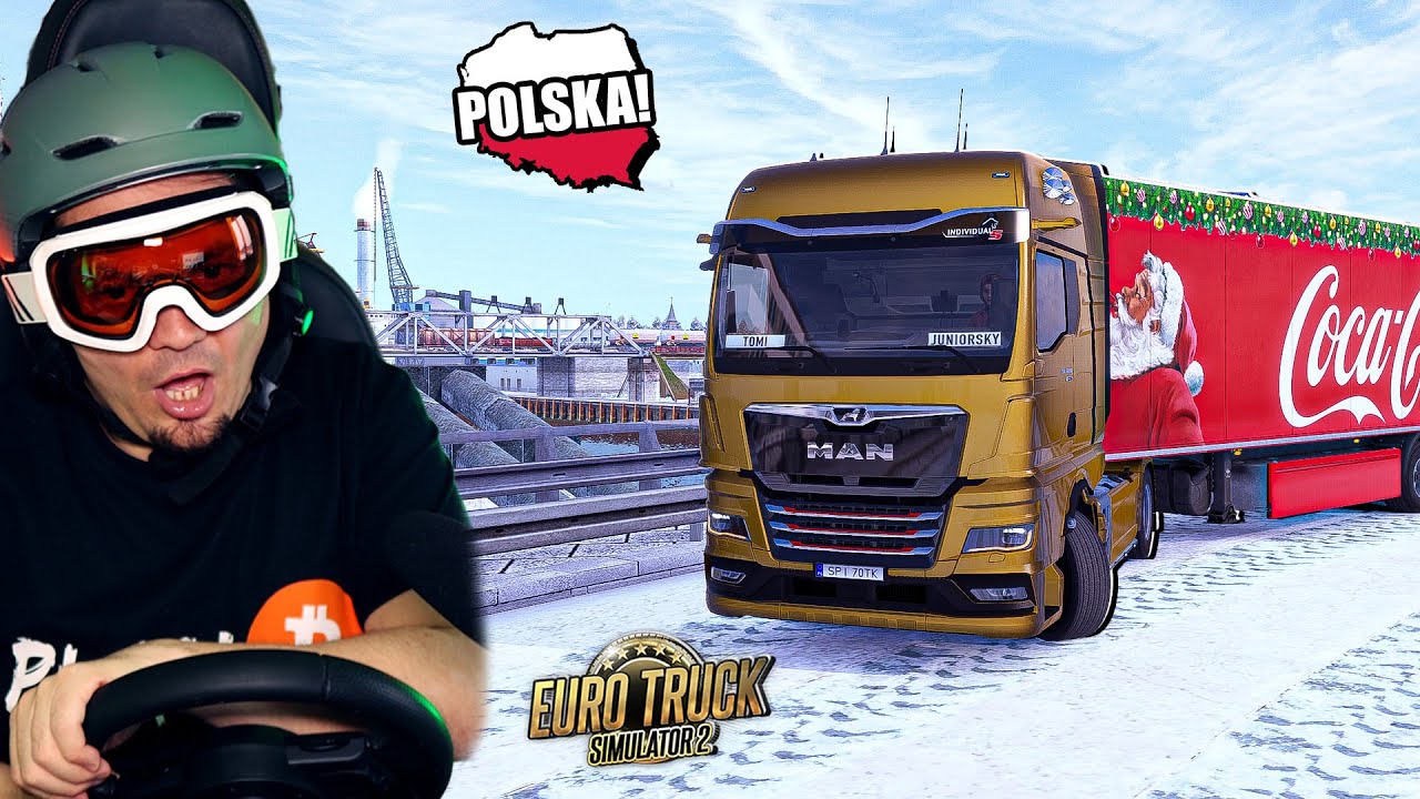 🚛 SZCZECIN ZASYPANY ŚNIEGIEM! *jest ślisko* | Euro Truck Simulator 2