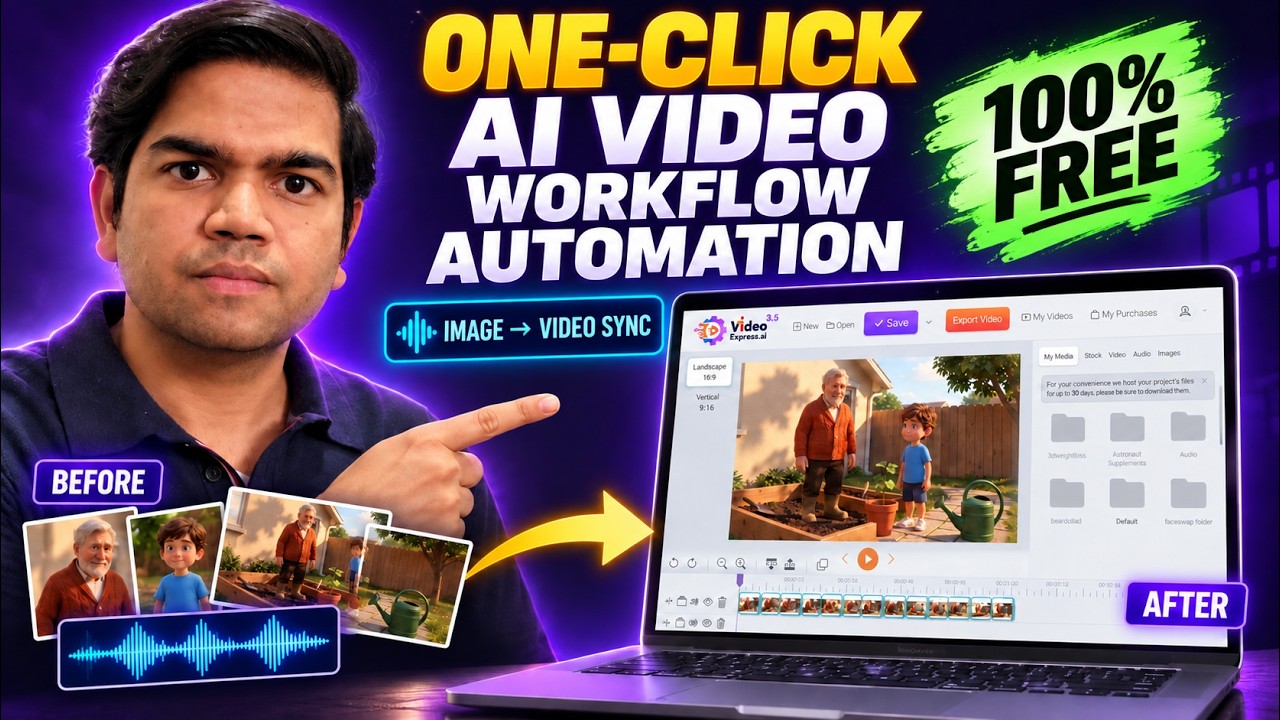 VideoExpress v3.5 - NEW Automated Workflows (100% FREE)