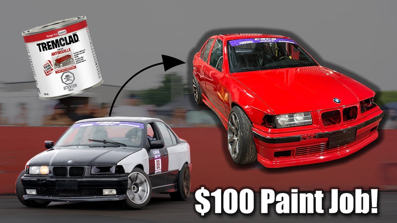 E36 Drift Car $100 Paint Job