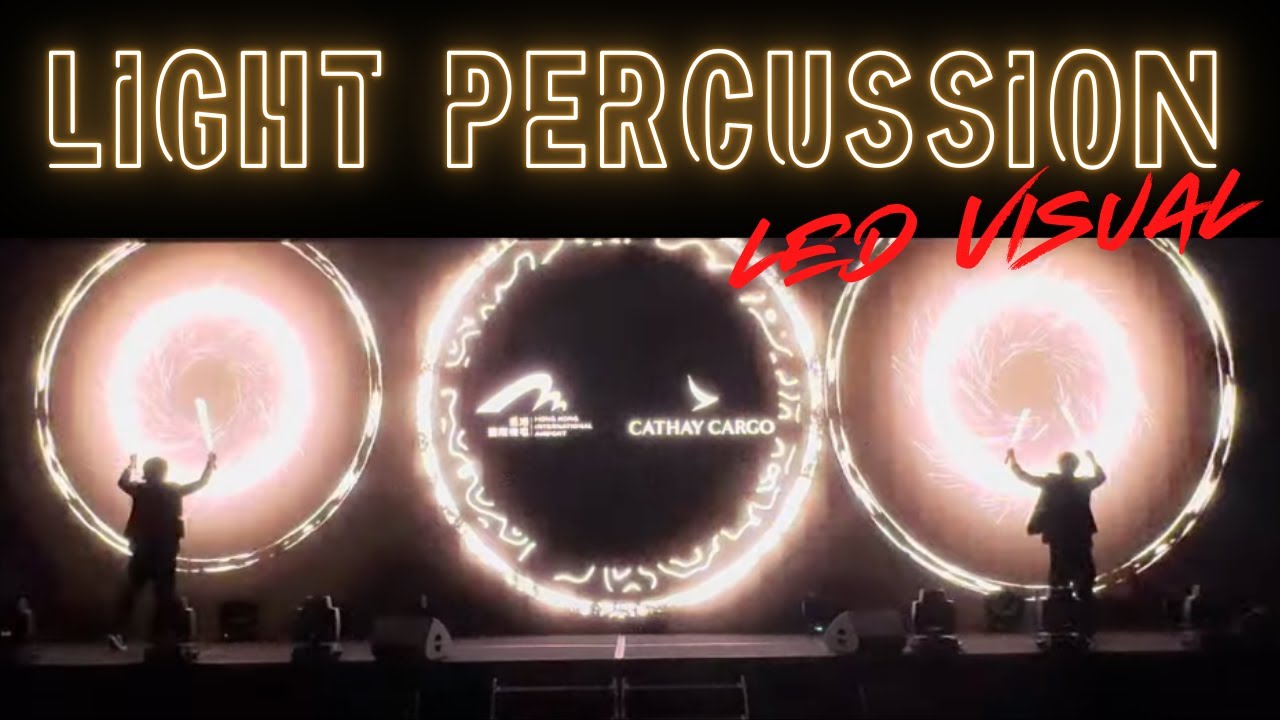Light Percussion Show 2024 | Light Saber Interactive Dance | CX Event Opening by TeamLED Hong Kong