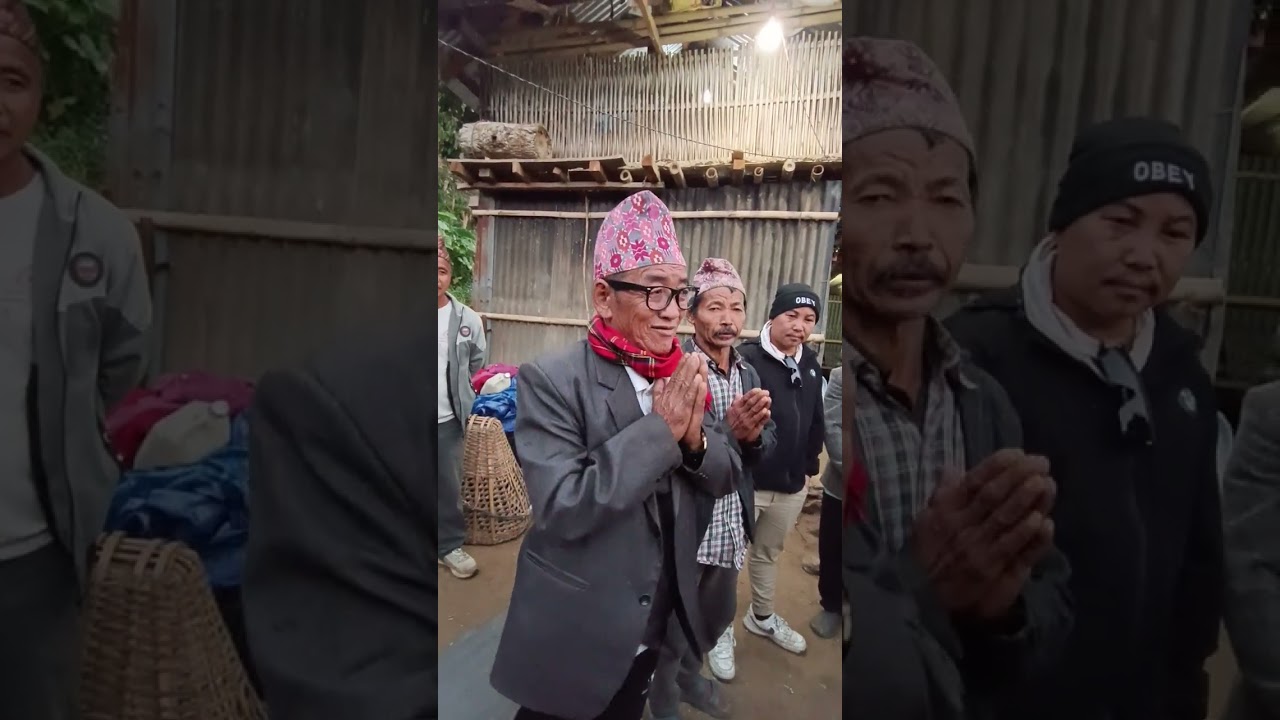 Village life limbu culture adapter dead body #villagerlifestyle #nature #fyp #culture 