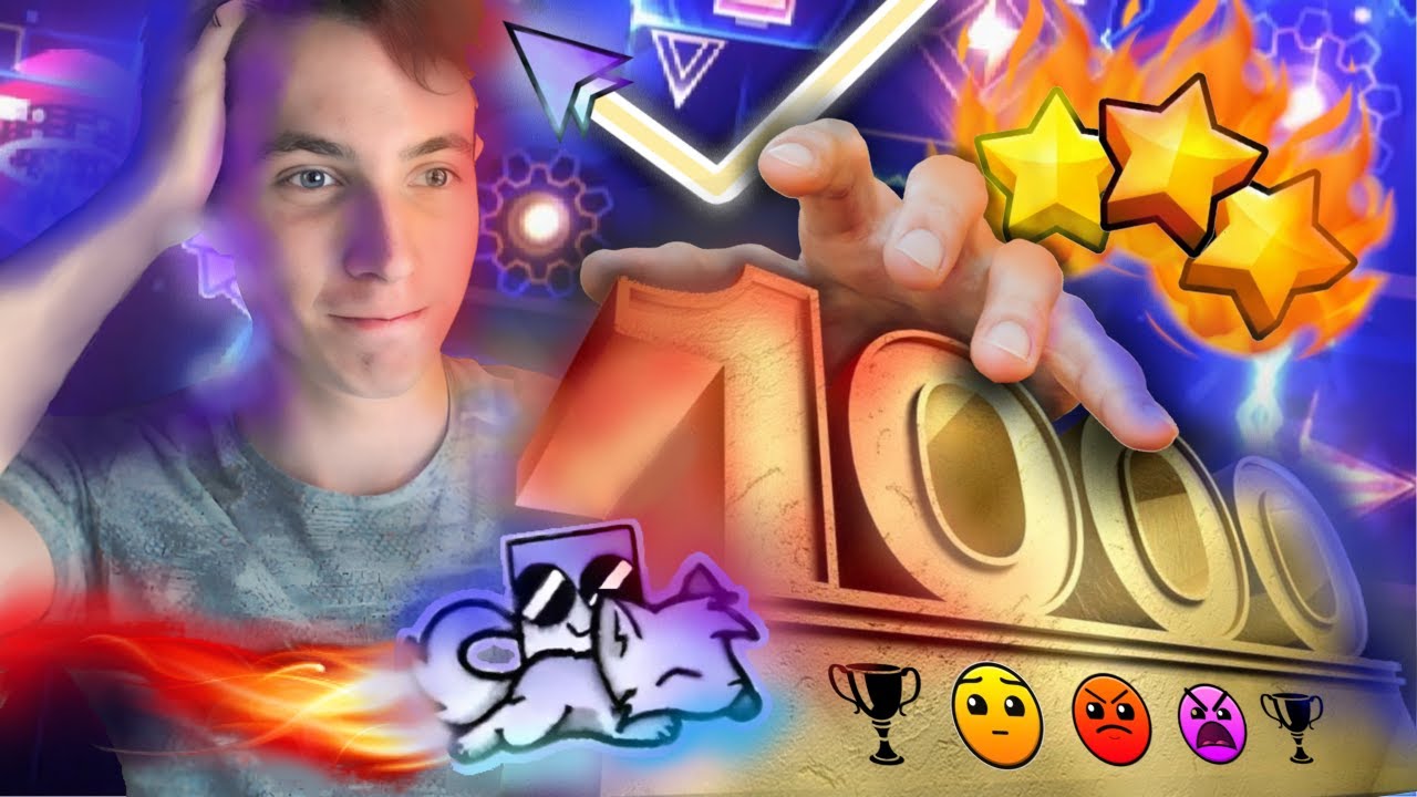 1000 Звёзд ⭐ ЗА 1 ДЕНЬ... это РЕАЛЬНО 😎 ► Geometry Dash