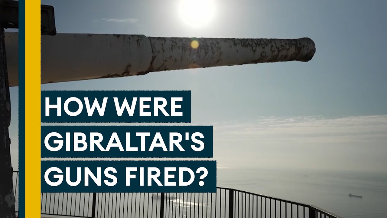 Gibraltar veteran shows us how to fire a 9.2-inch gun