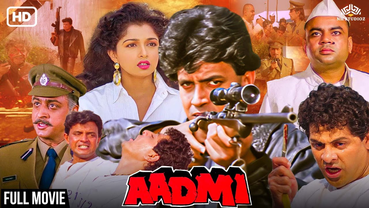 Aadmi {HD}- Full Action Hindi Movie | Mithun Chakraborty | Blockbuster Action Movie Full HD