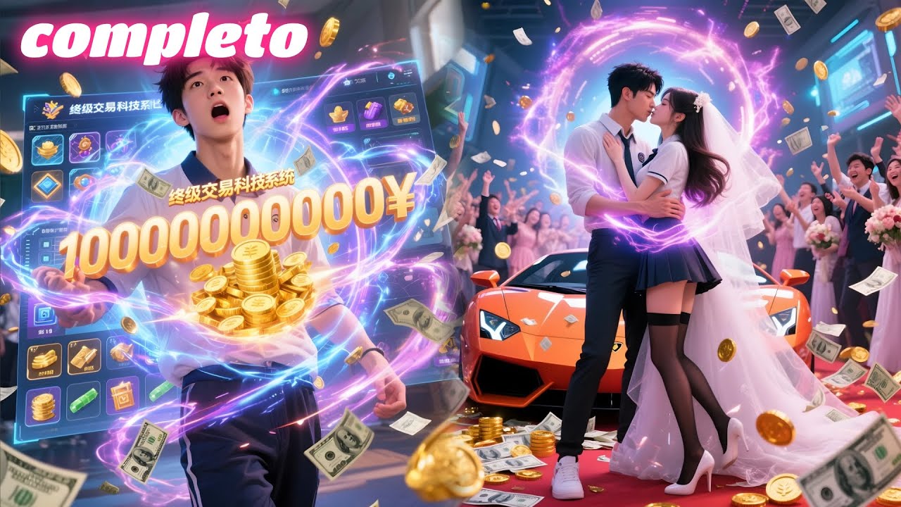 Chico hundido renacido,activó Sis.Super Jefe,consiguió super habilidad y $1 billón,casó bella insti.