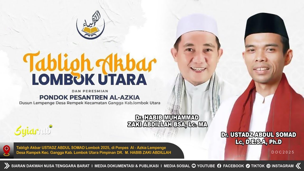 Ustadz Abdul Somad Bangun Pondok Pesantren di Lombok Utara ‼️ Lempenge Gangga KLU