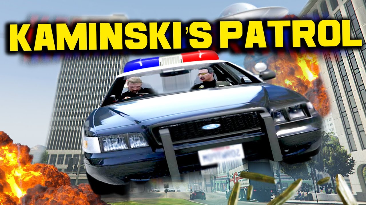 Sheriff Kyle Pred 3rd wheels Riggs and Kaminski's patrol 🚔 - GTA V RP (NoPixel)