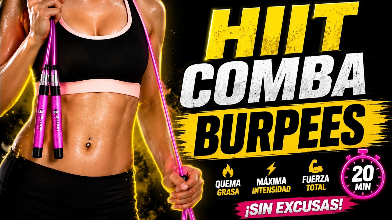 ⚡ HIIT Comba + Burpees – Rutina INTENSA que Derrite Grasa Rápido