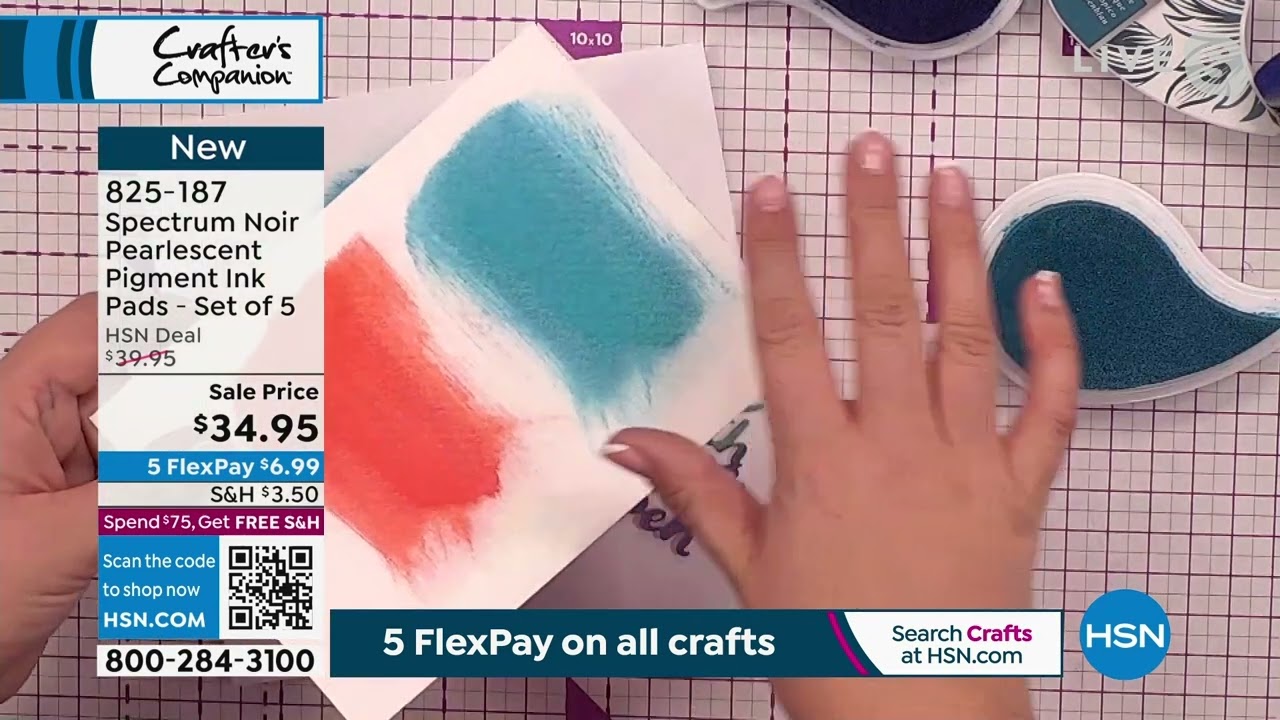 Spectrum Noir Pearlescent Pigment Ink Pads  Set of 5