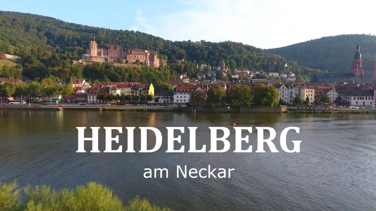 Heidelberg - Stadt am Fluss aus der Luft | Luftaufnahme
