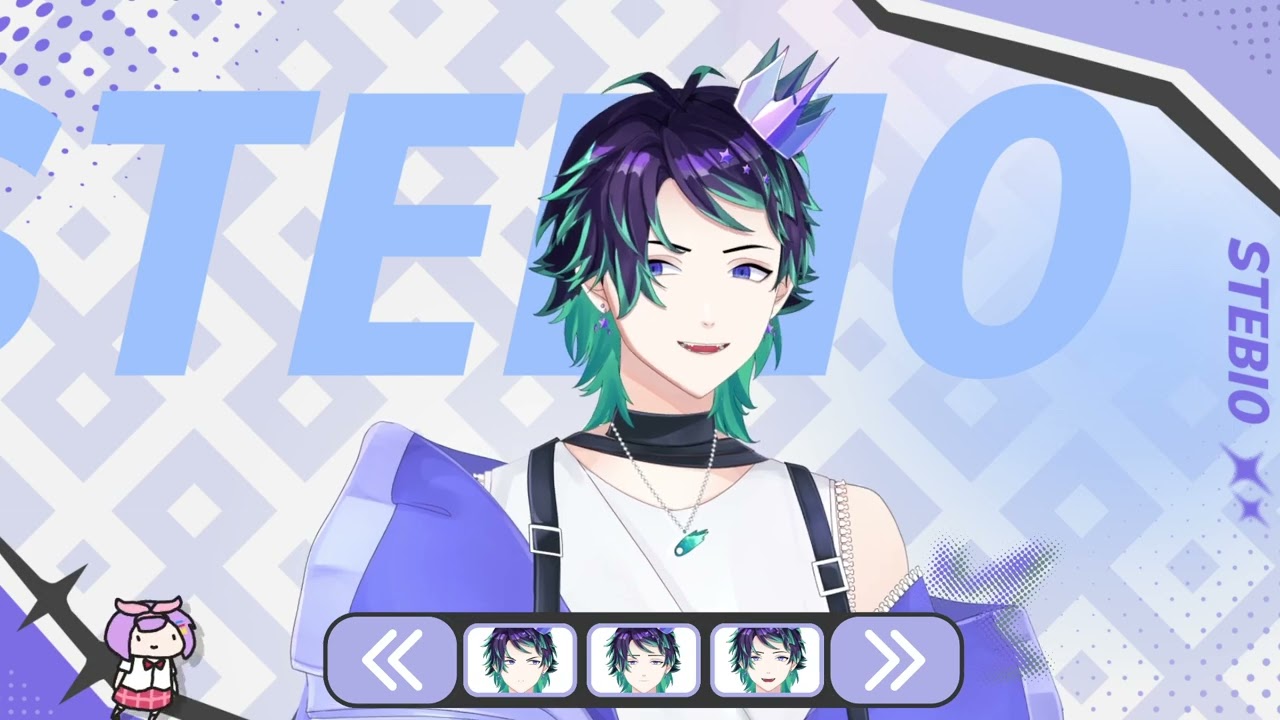 [Showcase Live2D] stebio's Vtuber Model MOuth Vbridger