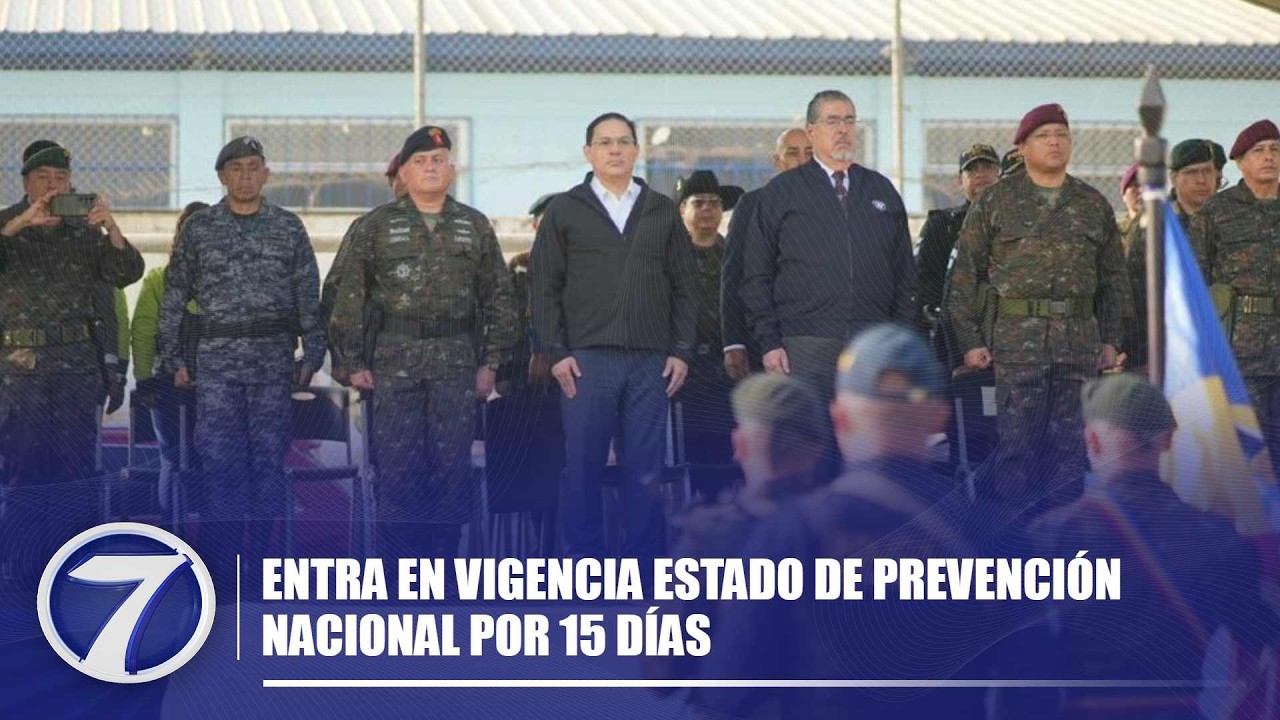 Entra en vigencia estado de prevención nacional por 15 días