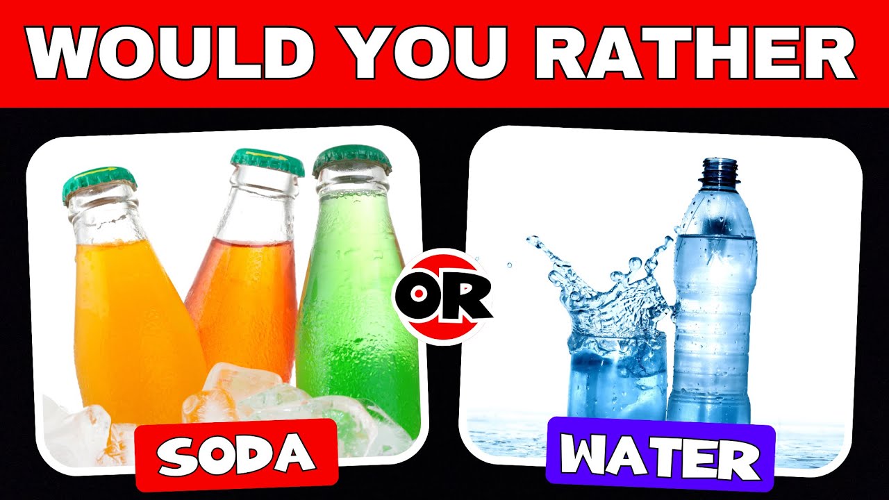 Would You Rather | Junk vs Healthy Food & Drink EDITION🤯☑️
