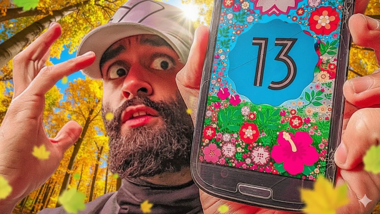 ✹БОМБА 🔥❗️Я установил Android 13 на Galaxy S3, и это выглядит странно.