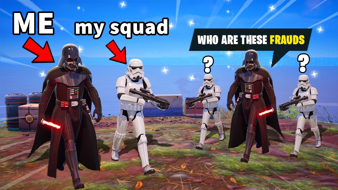We Pretended to be DARTH VADER in Fortnite