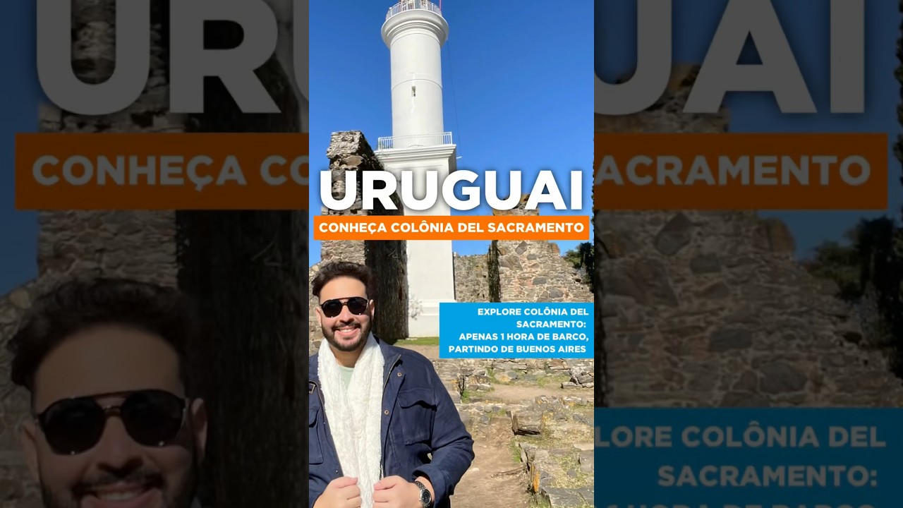 Conhe&ccedil;a Col&ocirc;nia del Sacramento 🇺🇾 saindo de Buenos Aires 🇦🇷!#Viagem #uruguay #trip #fyp