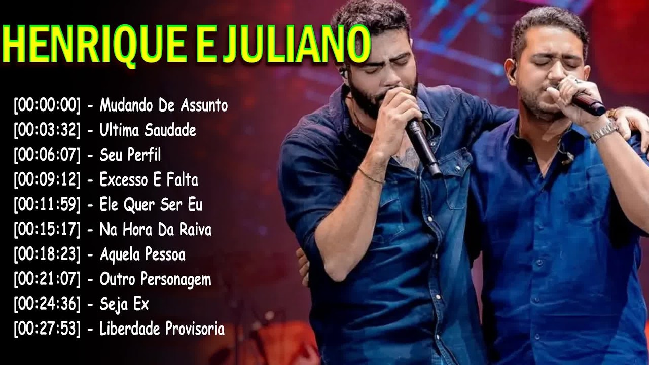 Henrique e Juliano As Melhores 2026 💔 Mudando de Assunto e Mais Hits Sertanejo #sertanejo
