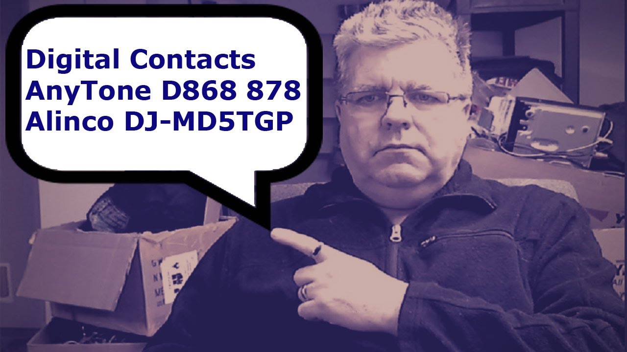 How to obtain edit and import the Digital Contacts List into AnyTone D868 878 Radios