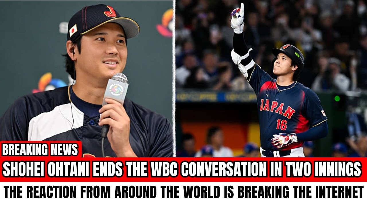 BREAKING: Shohei Ohtani Destroys The WBC In Just Two Innings — The Baseball World's Reaction Is Impo