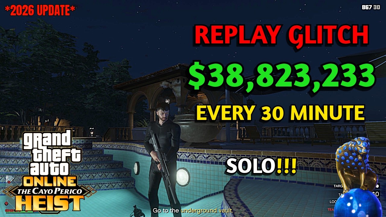 ULTIMATE Cayo Perico Replay Glitch Tutorial &ndash; Earn Millions Daily in GTA Online Fastest Money !