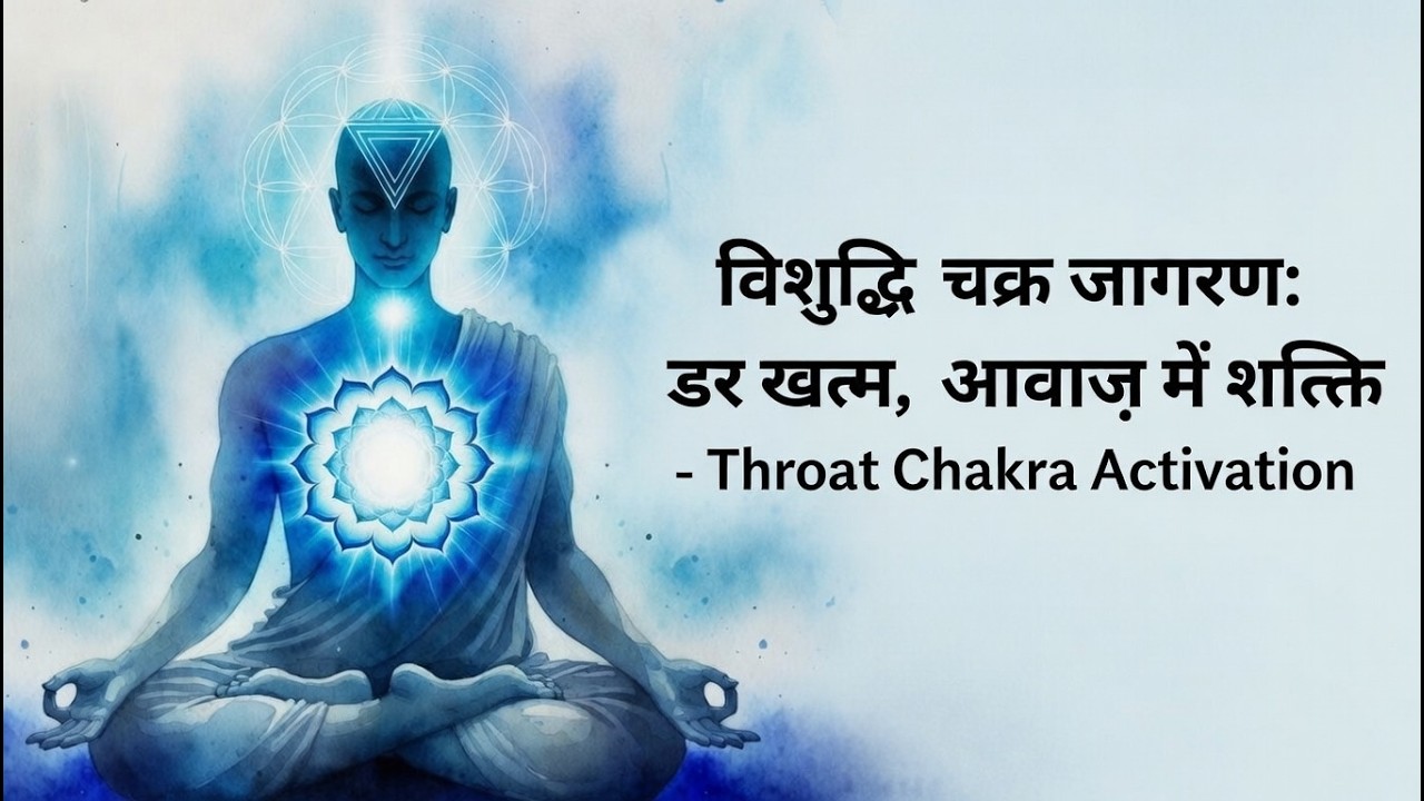 विशुद्धि चक्र जागरण: डर खत्म, आवाज़ में शक्ति | Throat Chakra Activation in Hindi #spirituality