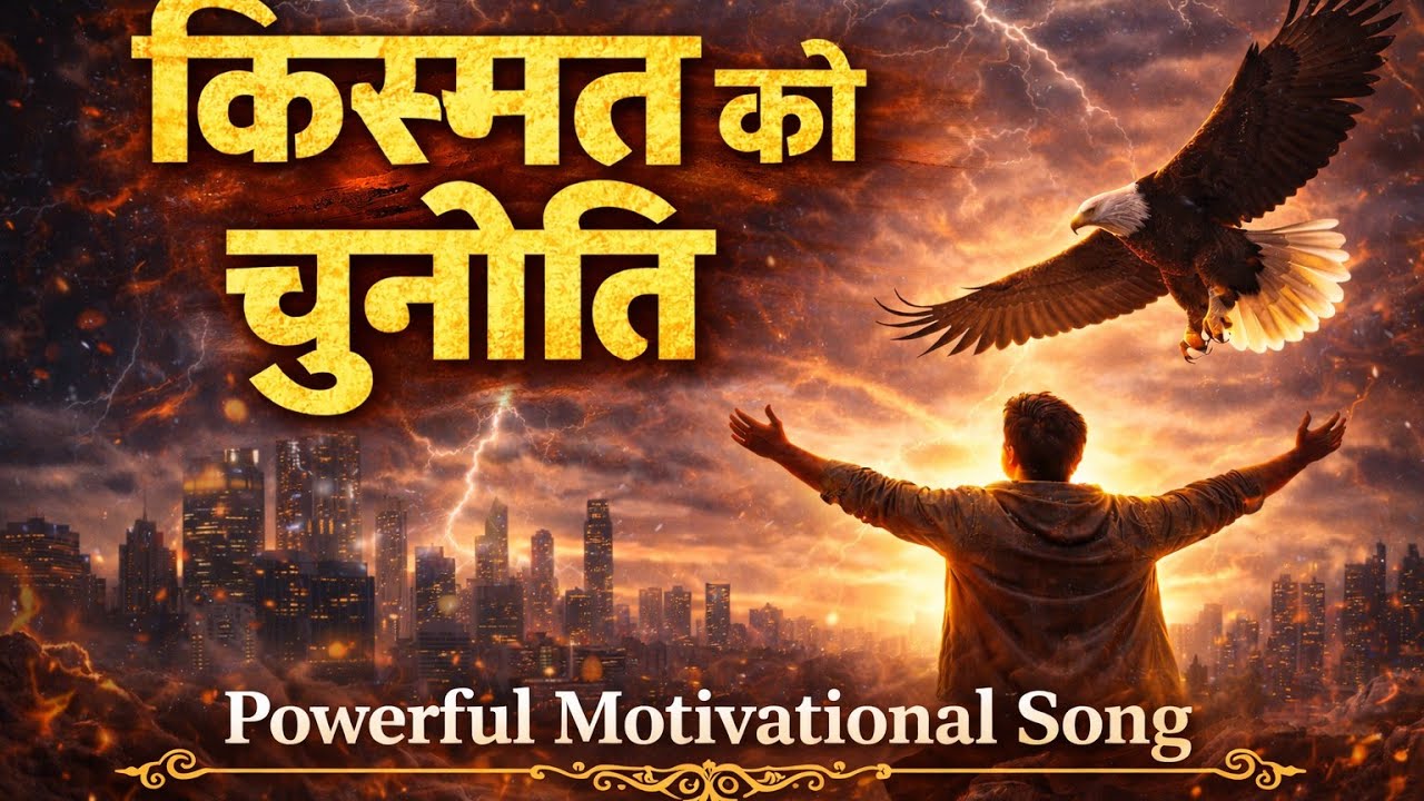 किस्मत को चुनौती 🔥 | Powerful Motivational Song 2026 | Hindi Inspiration Anthem
