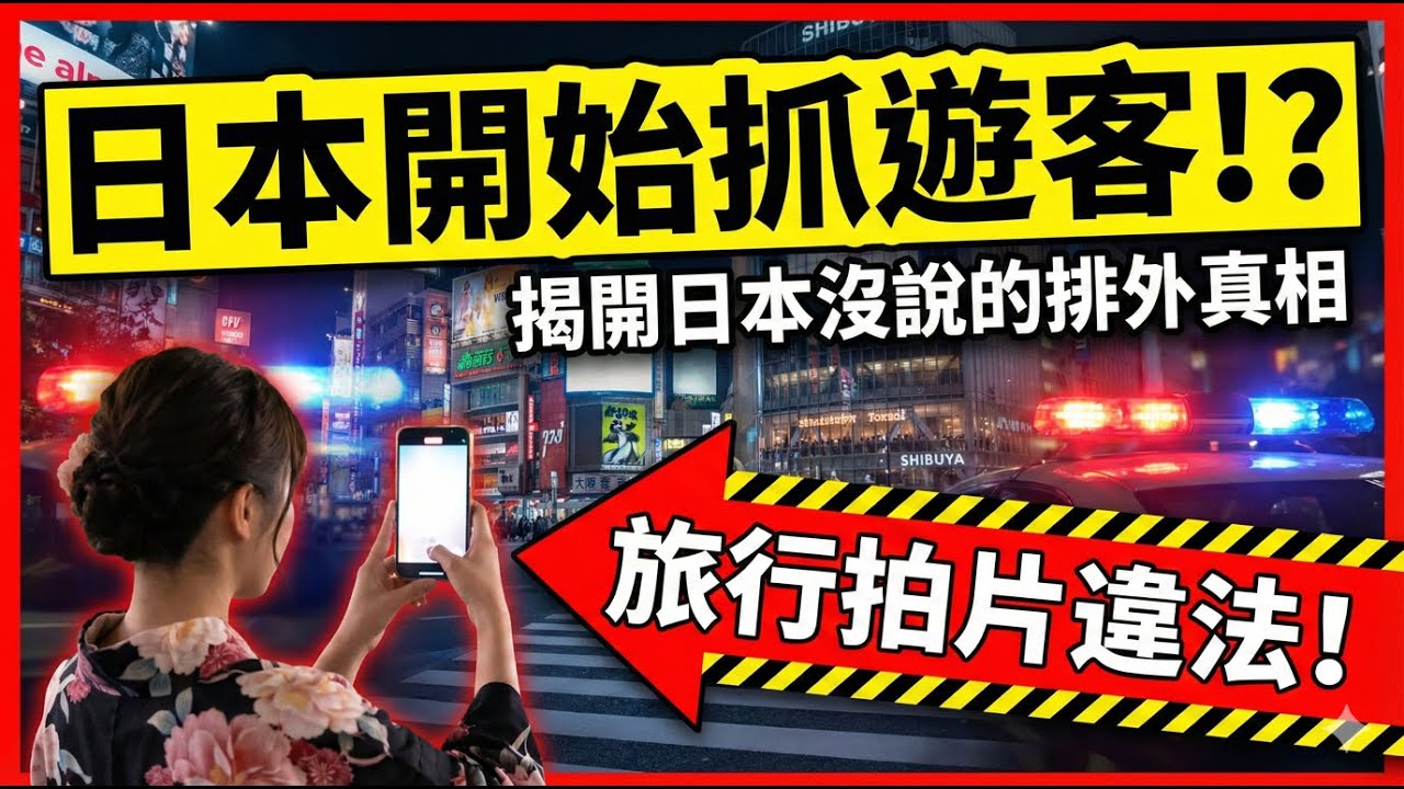 深日本＃89 ▶ 日本開始抓遊客了？觀光簽買房拍片全違法？揭密日本人的排外真相！