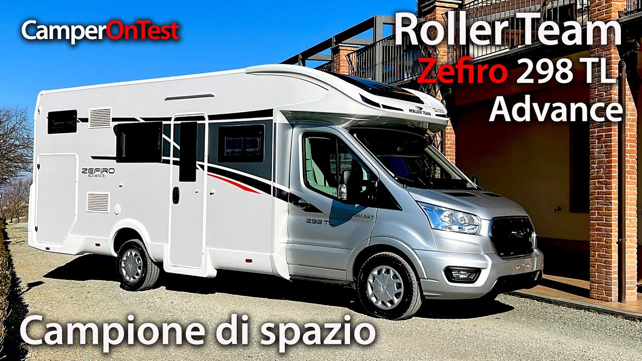 Roller Team Zefiro 298 TL Advance: profilato ben dotato che offre tanto spazio a bordo e nel garage