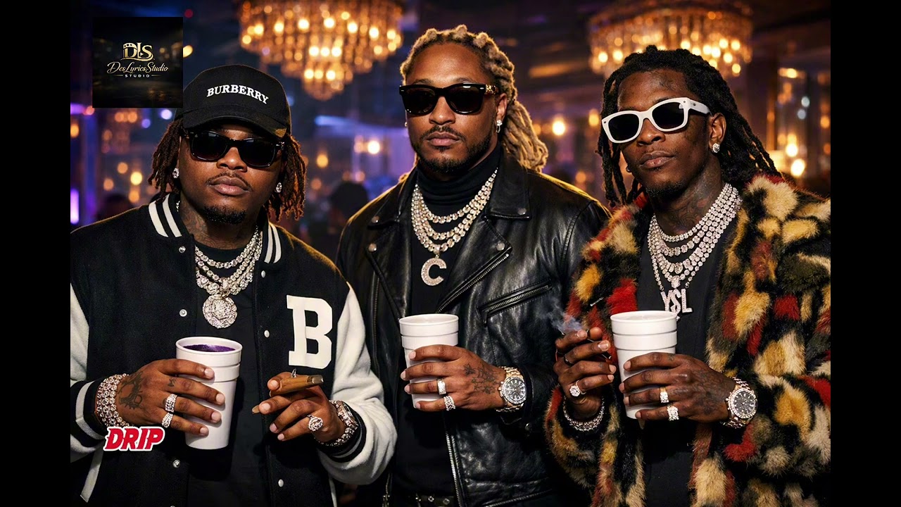 Gunna ft Future and Young Thug - Drip Dynasty (Music Lyrics Video)