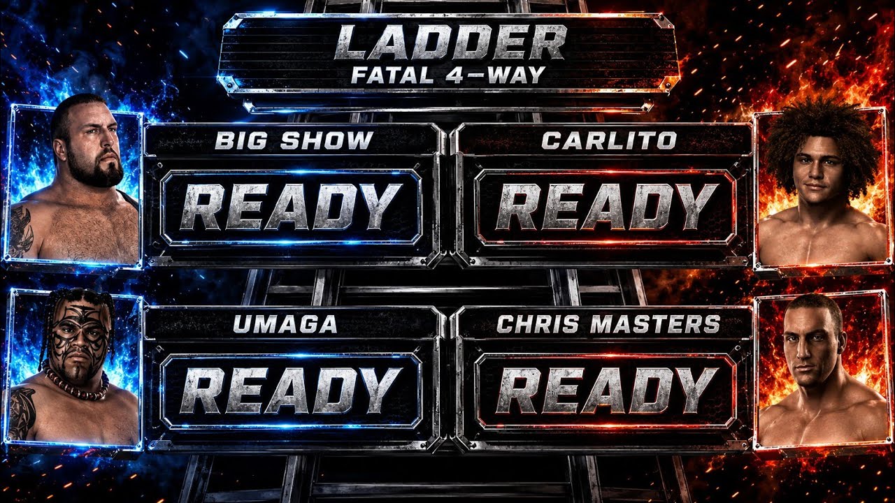 Big Show | Carlito | Umaga | Chris Masters | WWE Smackdown VS RAW 2007