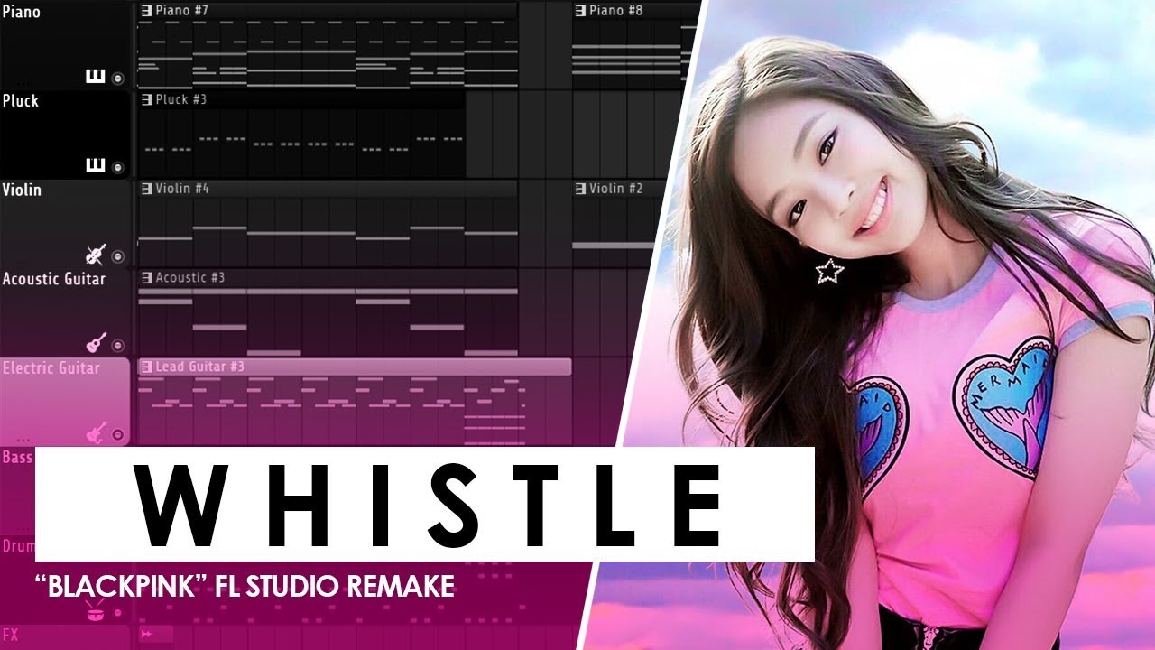 BLACKPINK 'WHISTLE' Instrumental FL Studio Remake
