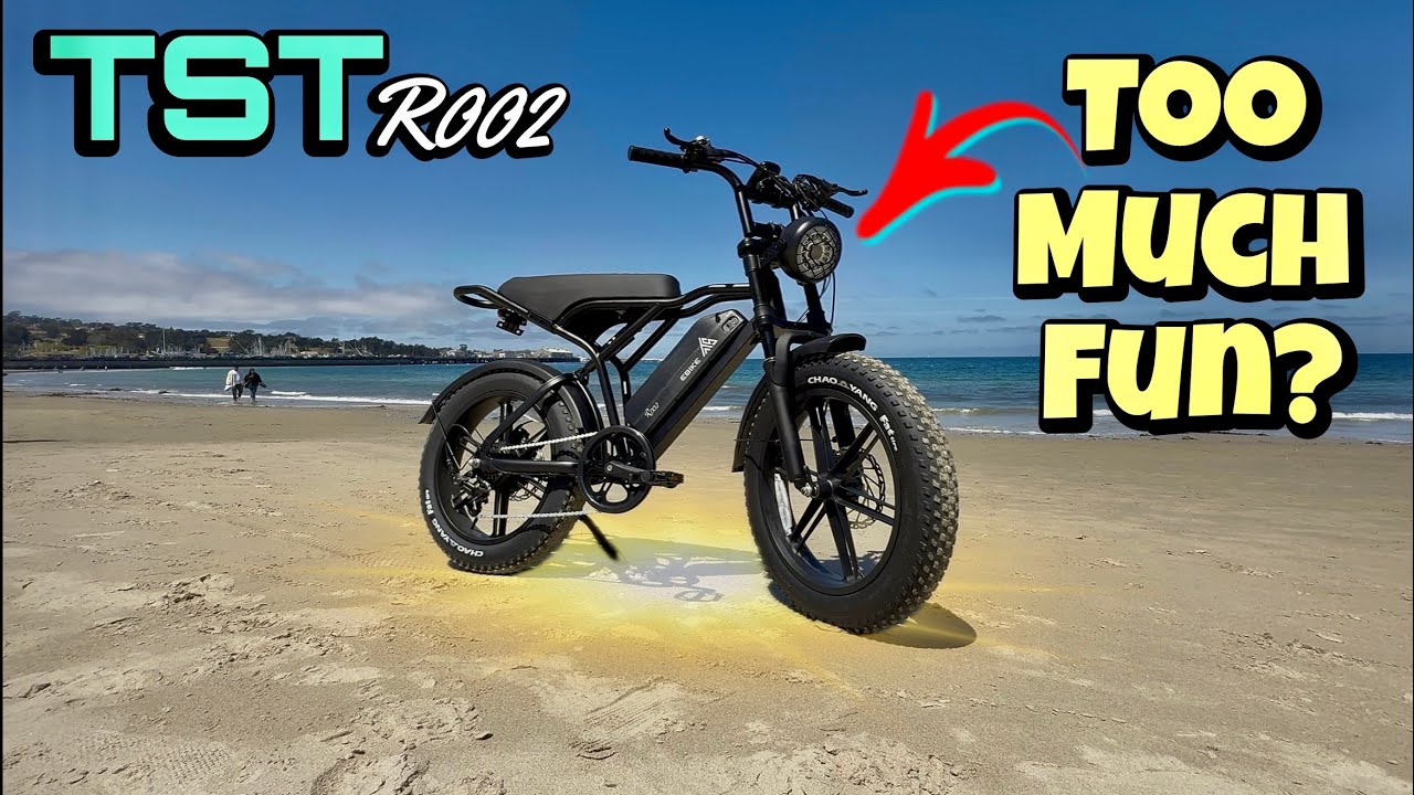 Testing Out the TST R002 Moped Style E-bike! • Ride & Review!