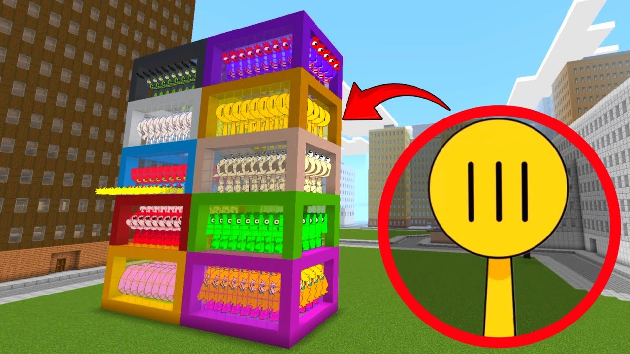 NEW Incredibox Sprunki Oc Scatter Ball Added In Colored  Boxes Minecraft PE