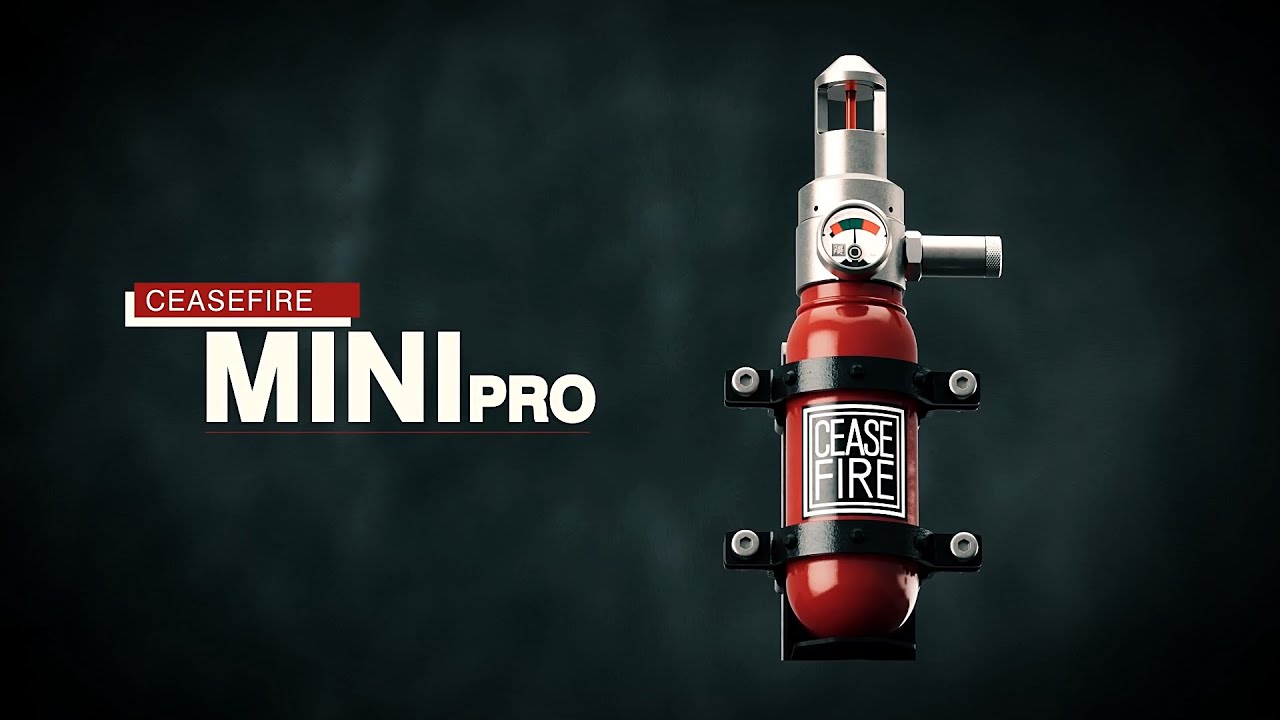 MINI Pro – Intuitive & Responsive, Automated Fire Protection for Small Enclosures.