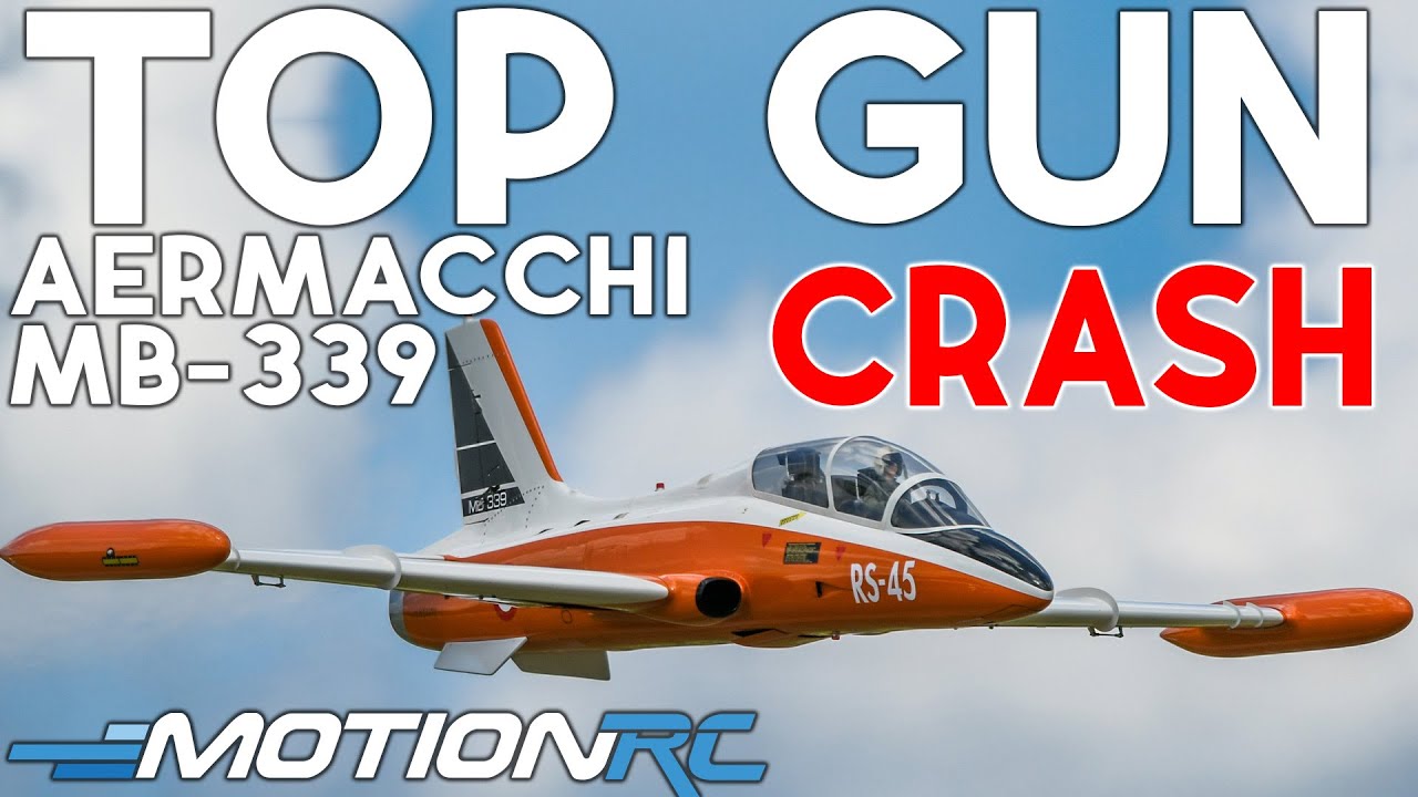 Crash! Large RC Turbine Aermacchi MB-339 Jet Accident at Top Gun 2023 | Motion RC