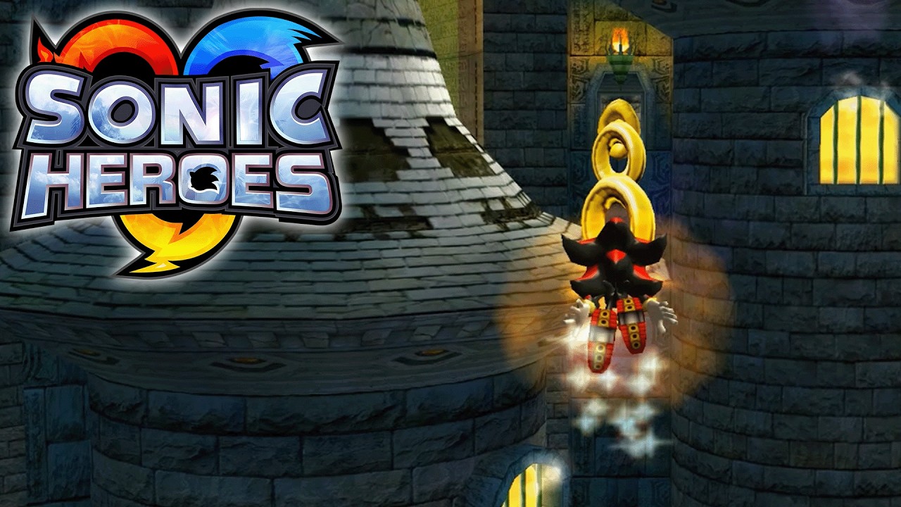Sonic Heroes - Замок Висячий - Команда Тьмы [4K 60 FPS]