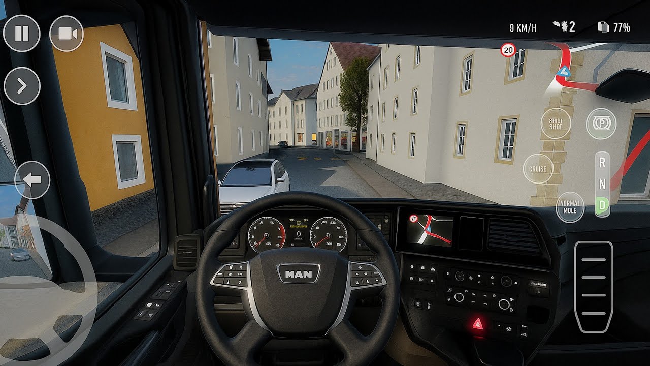 🚚DRIVE REAL TRUCK Simulator 🛣Premium Gameplay ✅️Making Deliveries with a MAN Rugid truck