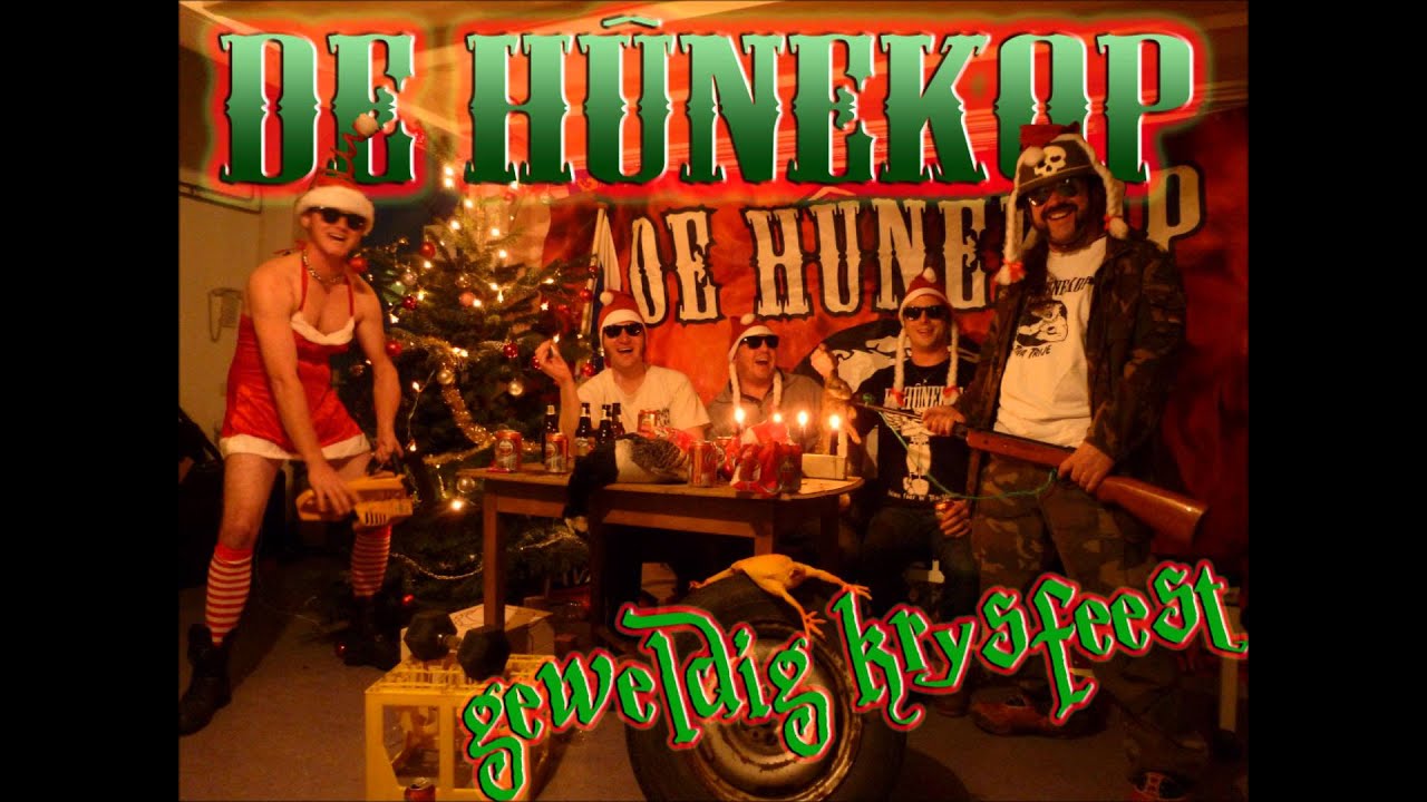 de h&ucirc;nekop-geweldig krystfeest