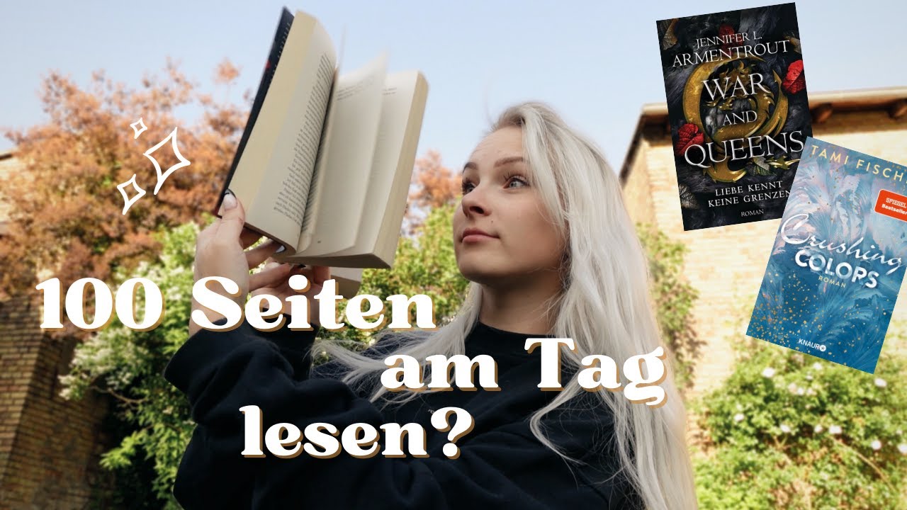 Ich versuche 100 Seiten am Tag zu lesen 🤯📚 | Lesechallenge