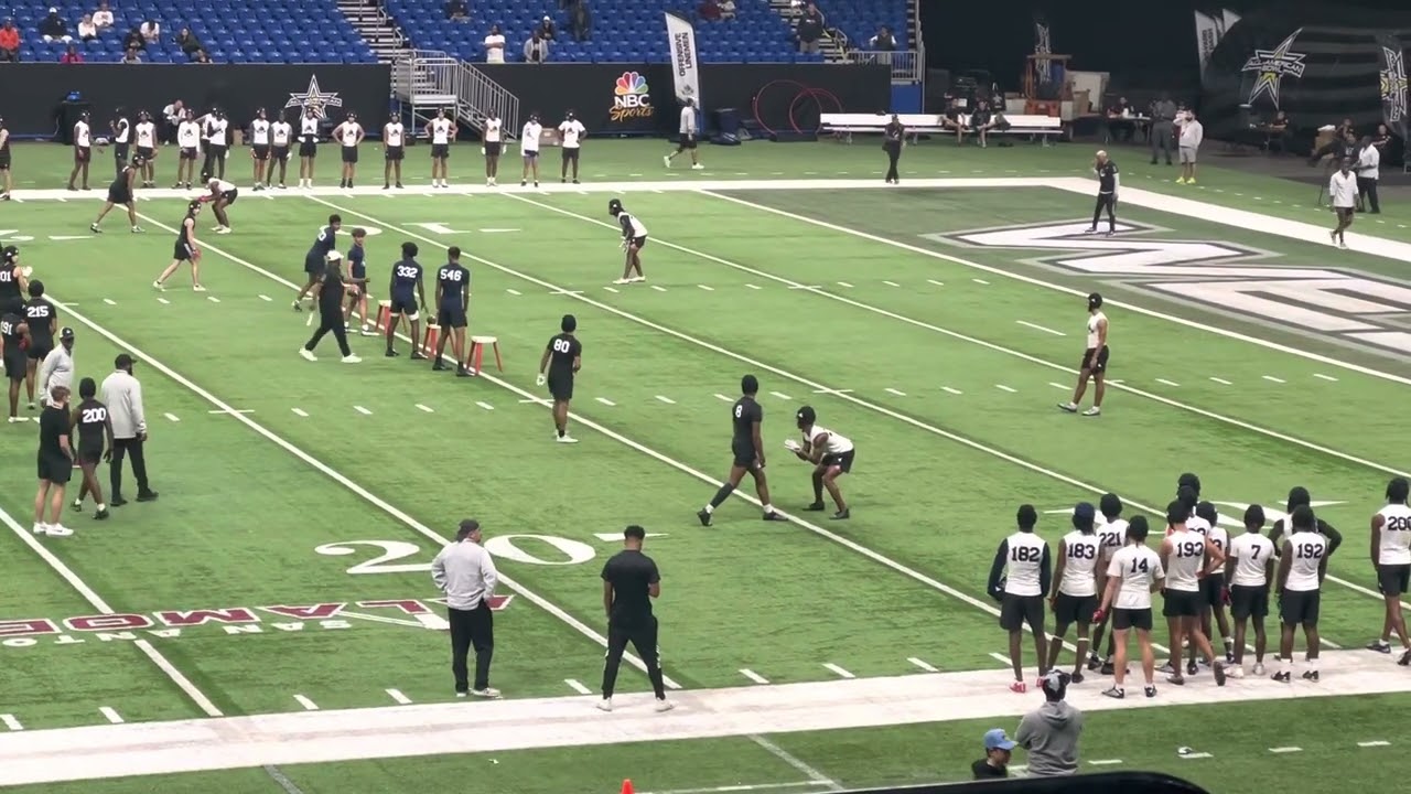 #AllAmericanCombine2023 Jamaal Haggins Jr. Miami, FL ATH #rivals #247recruiting #on3 #espn #nbc #332