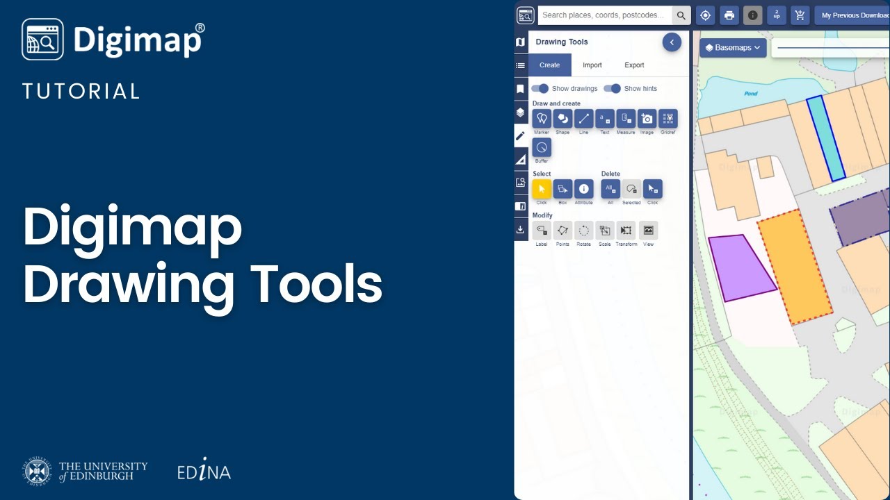 Digimap Drawing Tools